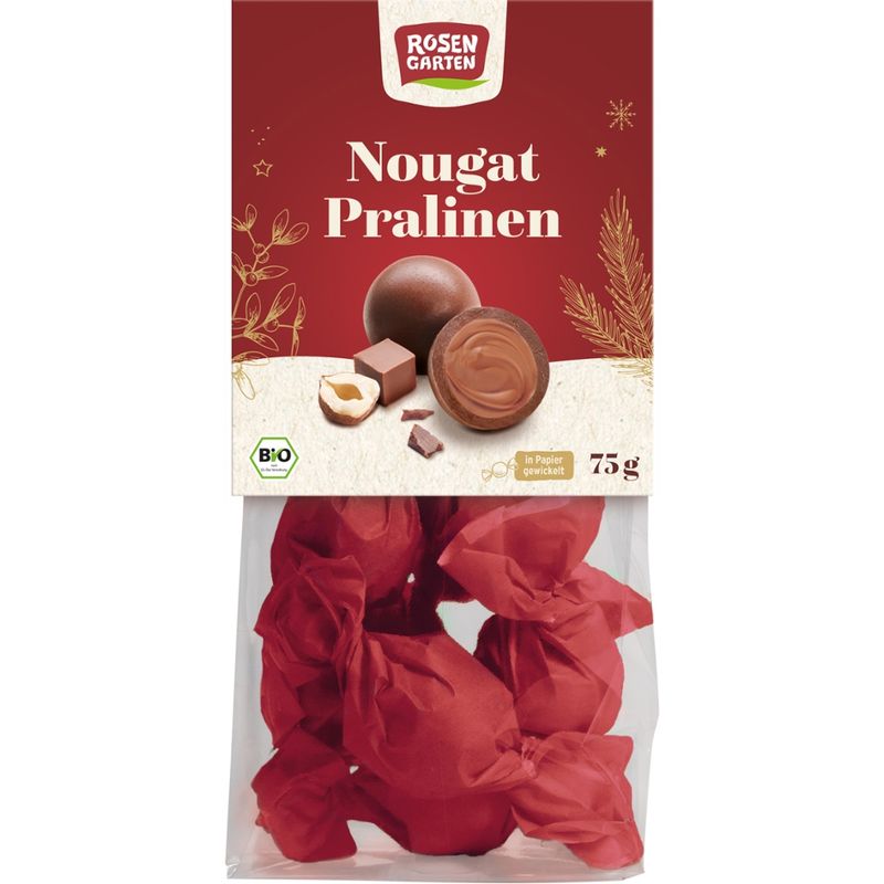 Rosengarten Weihnachts-Nougat-Pralinen - Produktbild