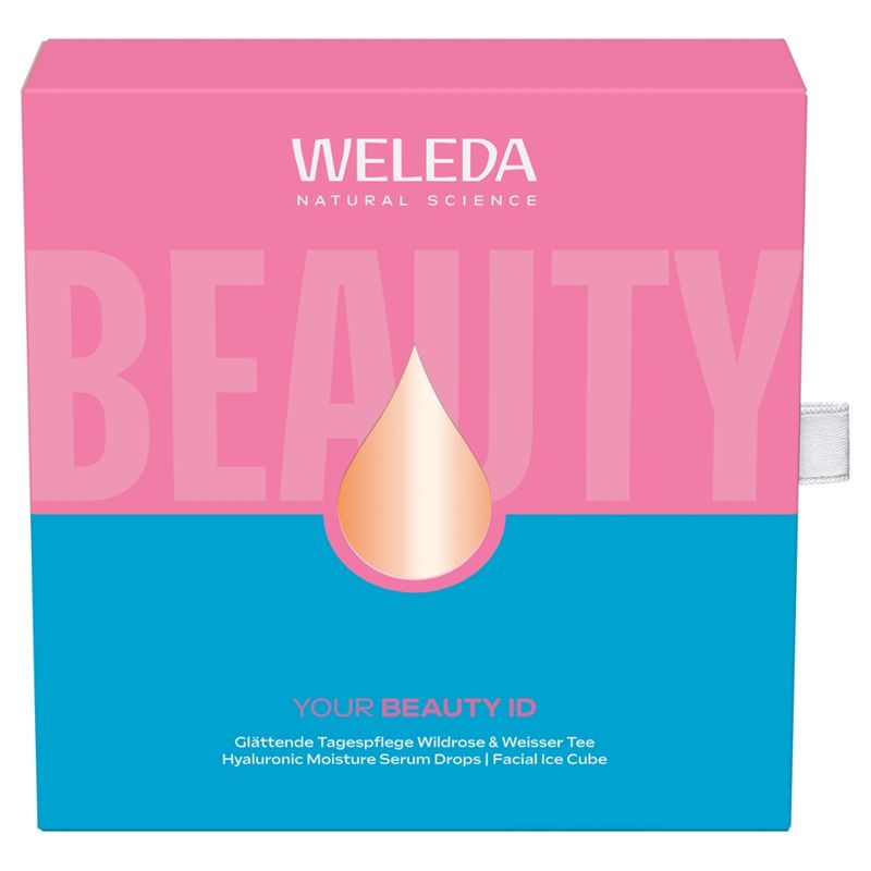 Weleda Geschenkset Glättende Tagespflege & Hyaluronic Serum Drops 2026 - Produktbild