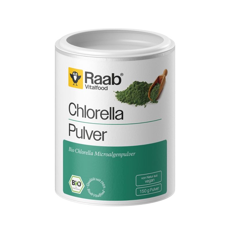 Raab Vitalfood Bio Chlorella Pulver - Produktbild