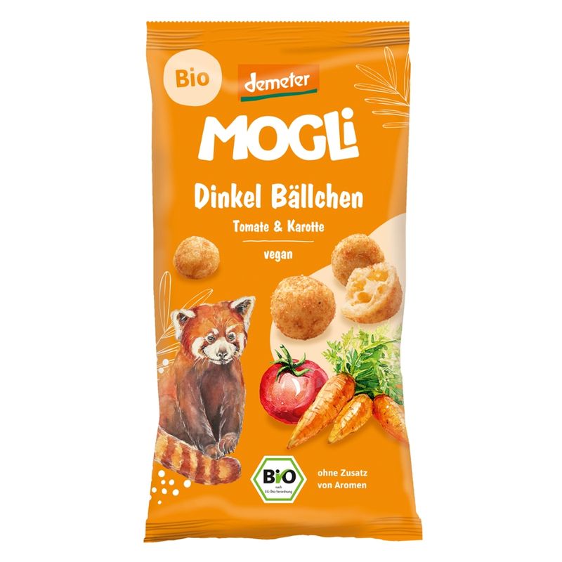 Mogli Dinkel Bällchen, Tomate und Karotte - Produktbild