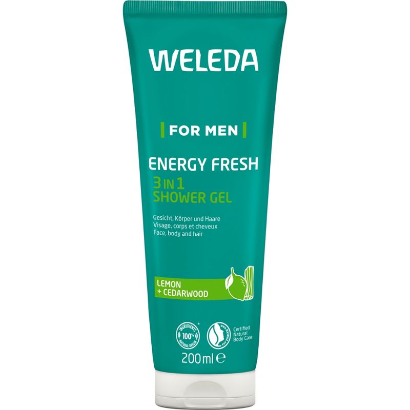 Weleda WELEDA For Men Energy Fresh 3in1 Shower Gel - Produktbild