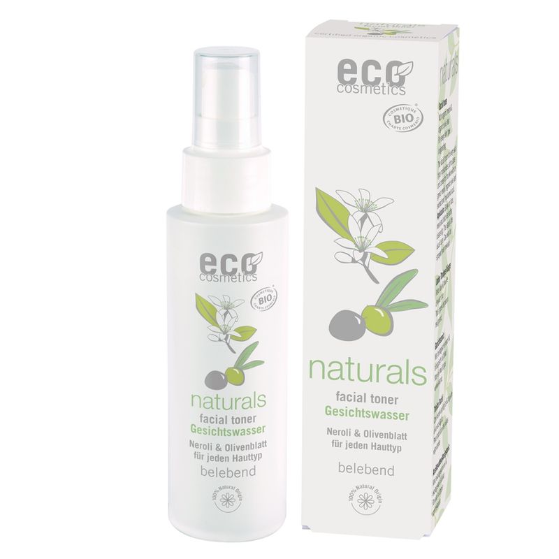 eco cosmetics Gesichtswasser mit Orange und Olive - Produktbild