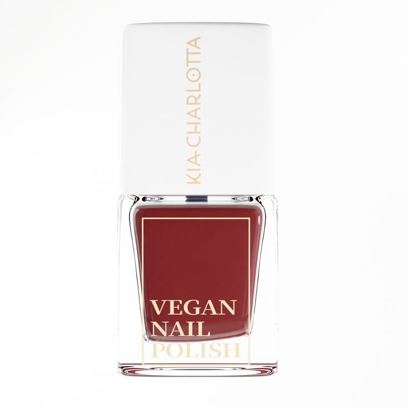 Kia-Charlotta Kia-Charlotta I VEGANER Nagellack I Noble I Burgunderrot I TIERVERSUCHSFREI und MADE IN GERMANY I Premium Qualität I 5ml - Produktbild