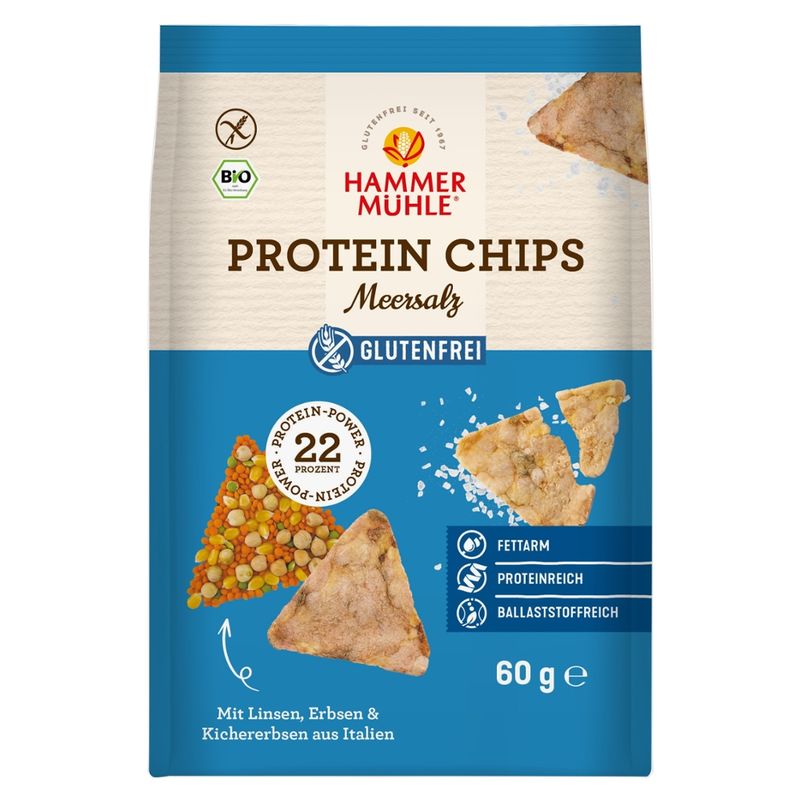 Hammermühle Bio Protein Chips Meersalz gf - Produktbild