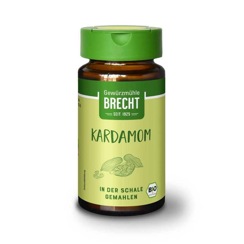 Gewürzmühle Brecht Kardamom gemahlen - Glas - Produktbild
