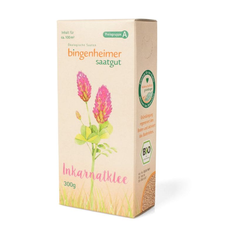 Bingenheimer Saatgut Inkarnatklee - Gründüngung (Saatgut) - Produktbild