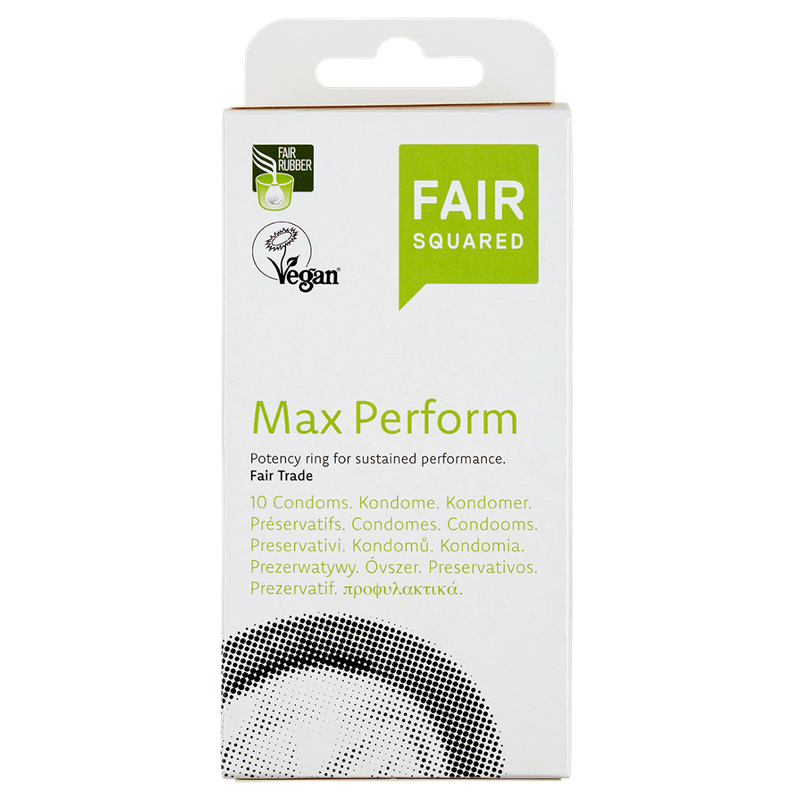 FAIR SQUARED FAIR SQUARED Max Perform Kondome 10 Stück - Fair und Vegan - Produktbild