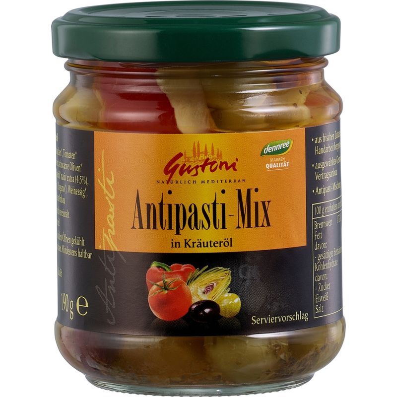 Gustoni Antipasti-Gemüsemischung in Kräuteröl - Produktbild