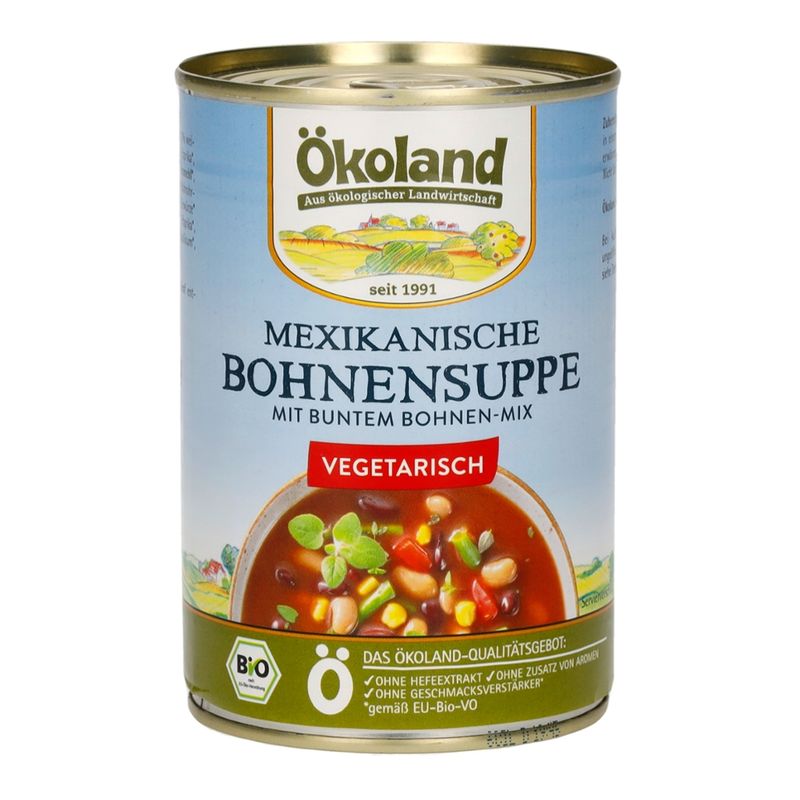 ÖKOLAND Mexikanische Bohnensuppe - Produktbild