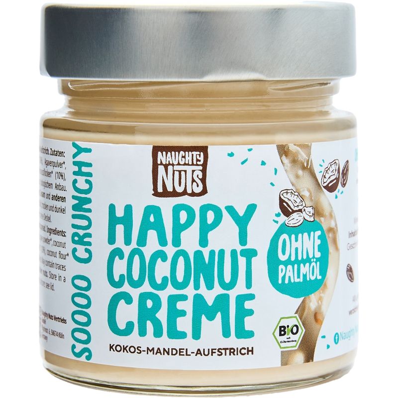 Naughty Nuts Bio Happy Coconut Creme 250 g - Produktbild