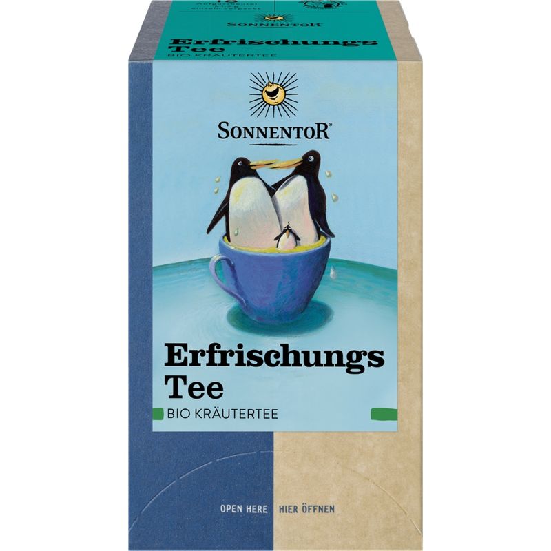 Sonnentor ErfrischungsTee, Doppelkammerbeutel - Produktbild