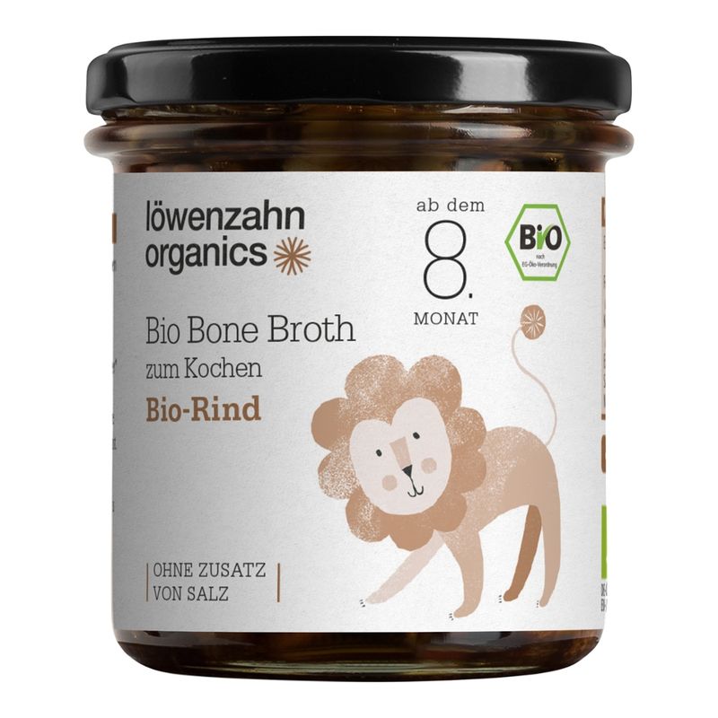 Löwenzahn Organics  Löwenzahn Organics Bio Bone Broth Rind 180 ml - Produktbild