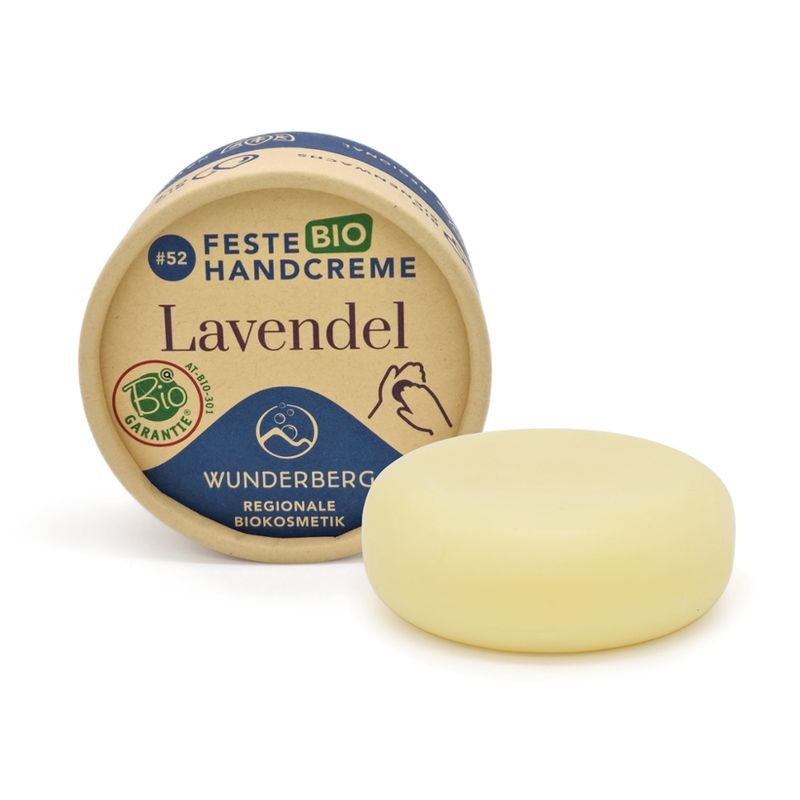 Wunderberg Feste BIO Handcreme #52 Lavendel - 75g - Produktbild
