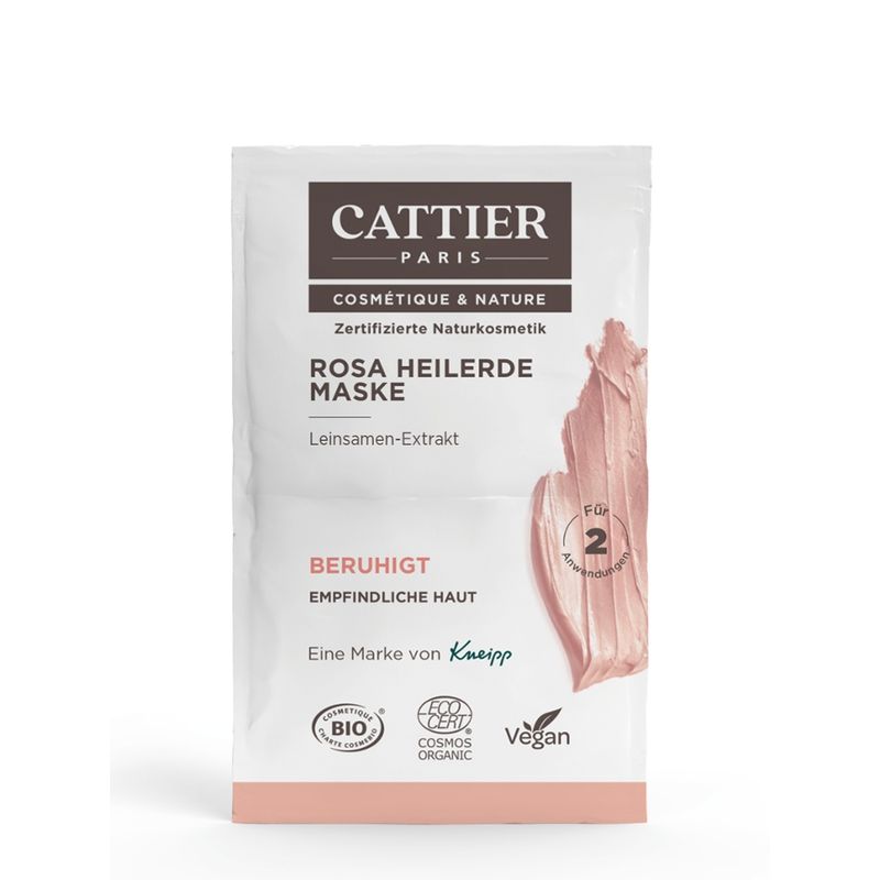 Cattier Paris Cattier Rosa Heilerde Maske - Sachet  2x6ml - Produktbild