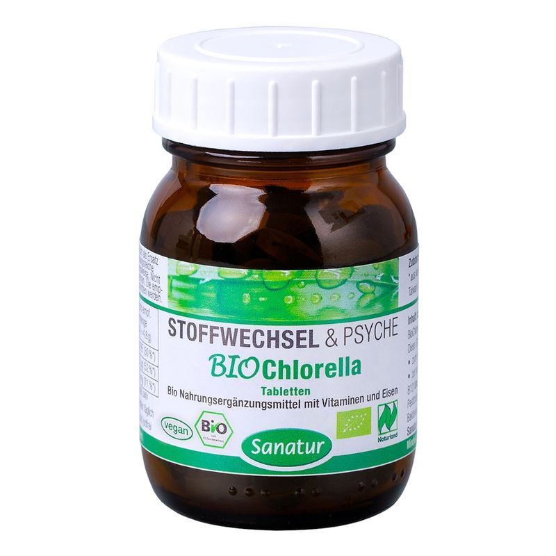 Sanatur BioChlorella 100 Tabletten, kbA - Produktbild