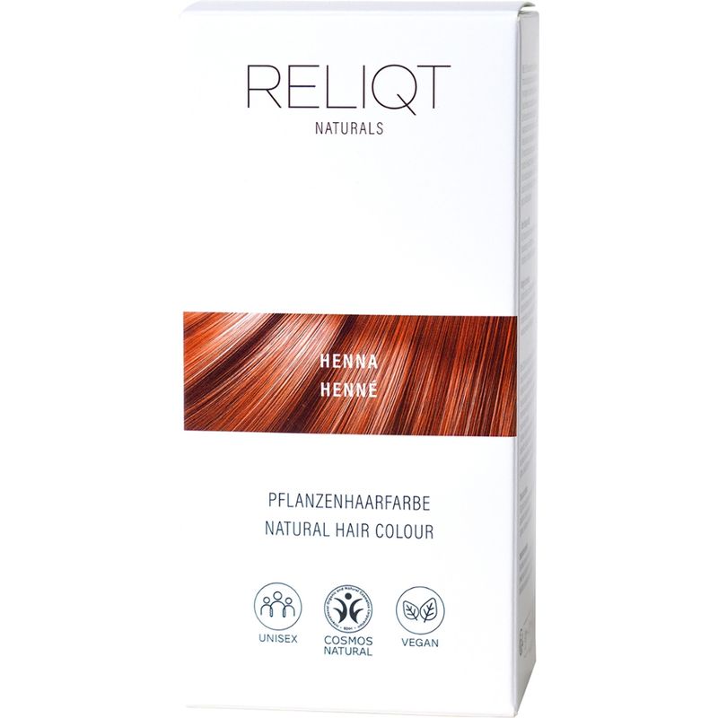 RELIQT RELIQT Naturals - Pflanzenhaarfarbe Henna für hellblondes bis braunes Haar - Produktbild