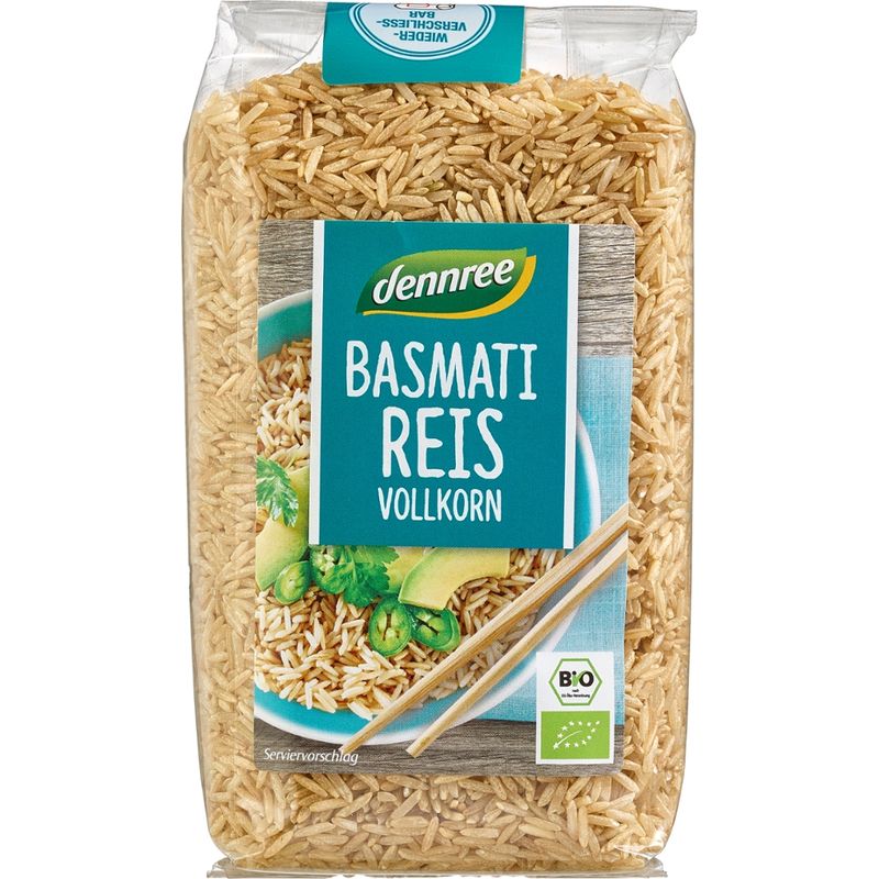 dennree Basmati-Reis Vollkorn - Produktbild