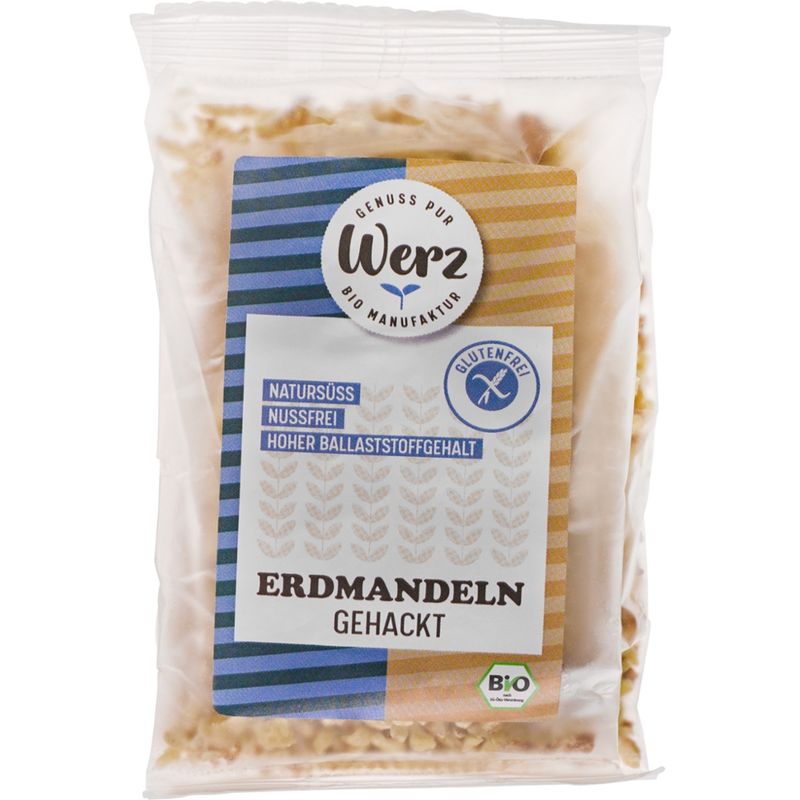 Naturkornmühle Werz Erdmandeln gehackt, glutenfrei - Produktbild