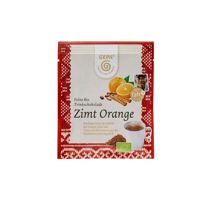 GEPA - The Fair Trade Company Trinkschokolade Zimt Orange - Produktbild