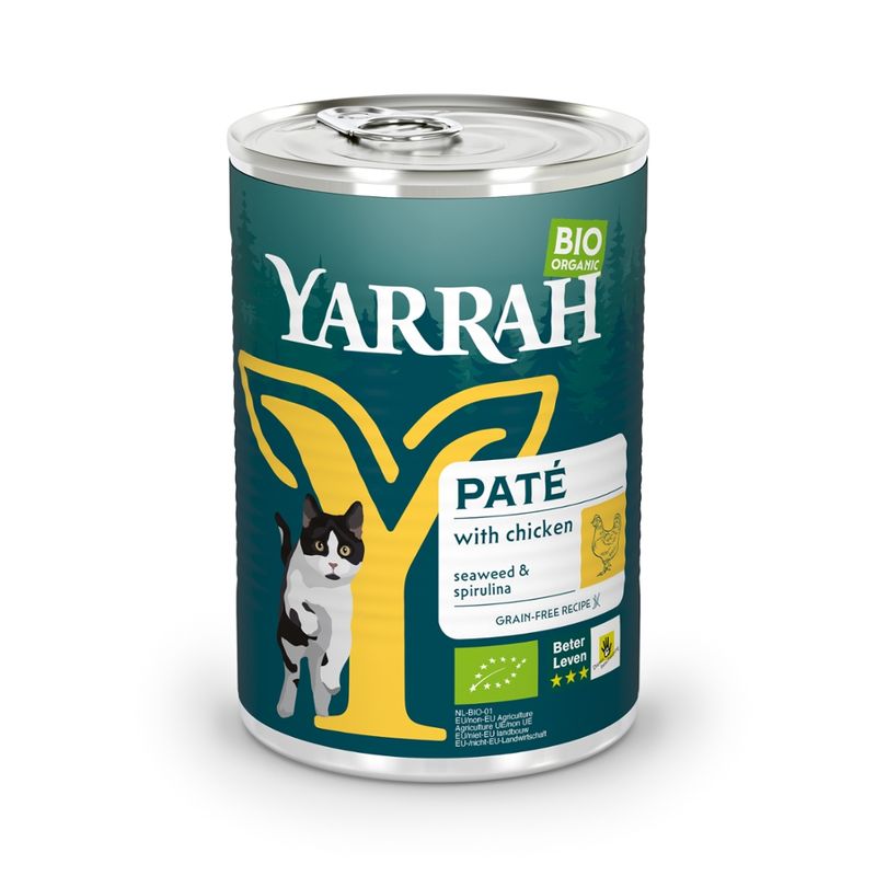 Yarrah Organic Petfood Yarrah Bio Katze Dose Pastete getreidefrei Huhn - Produktbild