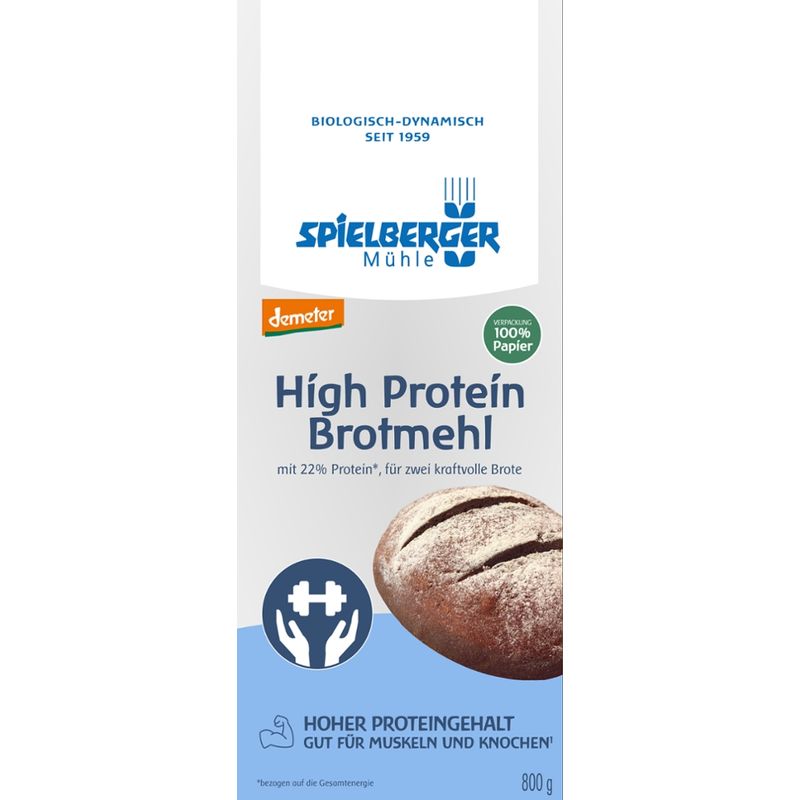 Spielberger Mühle High Protein Brotmehl, demeter - Produktbild