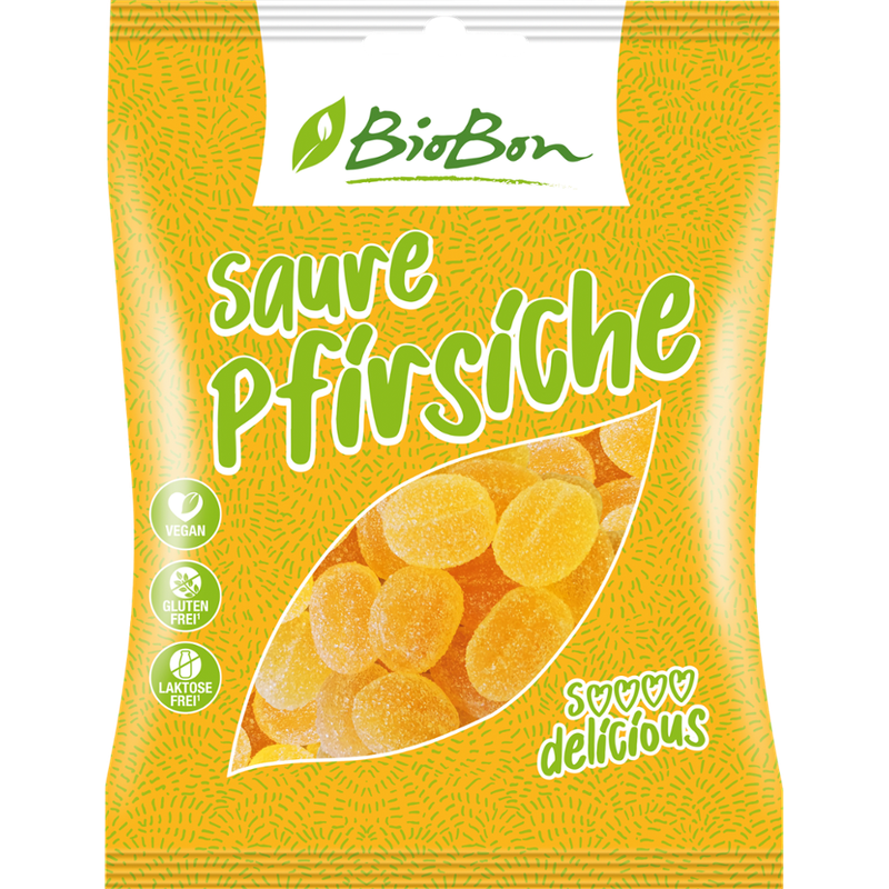 BioBon BioBon Saure Pfirsiche100g - Produktbild