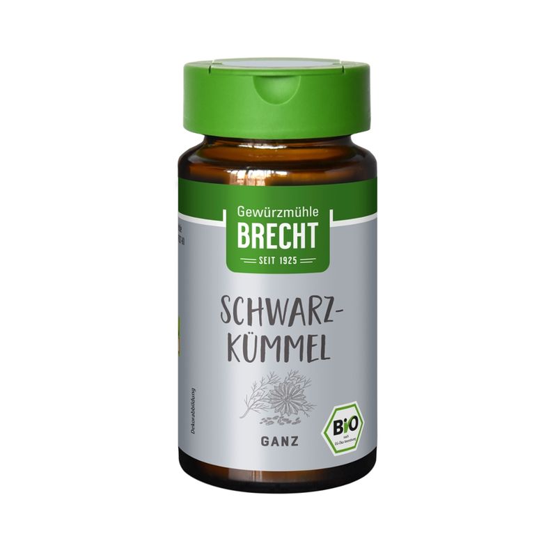 Gewürzmühle Brecht Schwarzkümmel ganz - Glas - Produktbild
