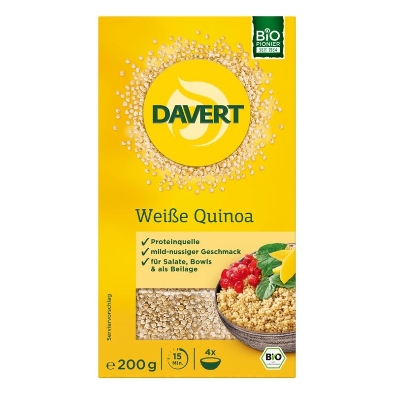 Davert Weißer Quinoa, 200g - Produktbild