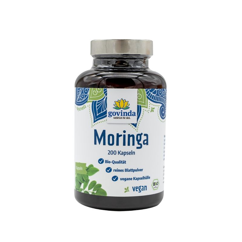 Govinda Moringa 200 Kapseln - Produktbild