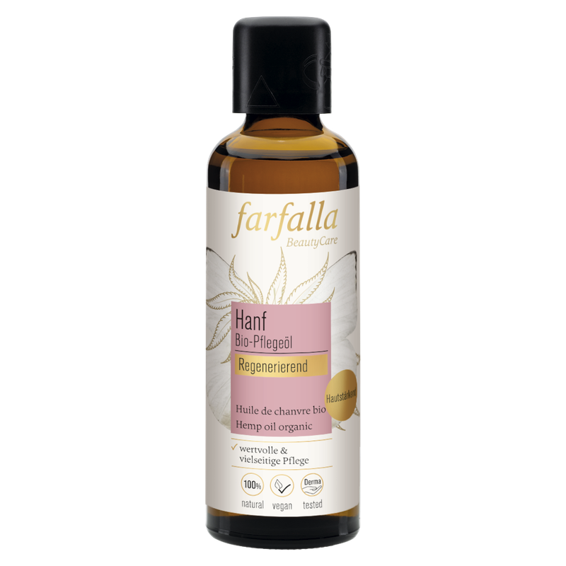 farfalla Hanf, Bio-Pflegeöl, 75ml, regenerierend - Produktbild