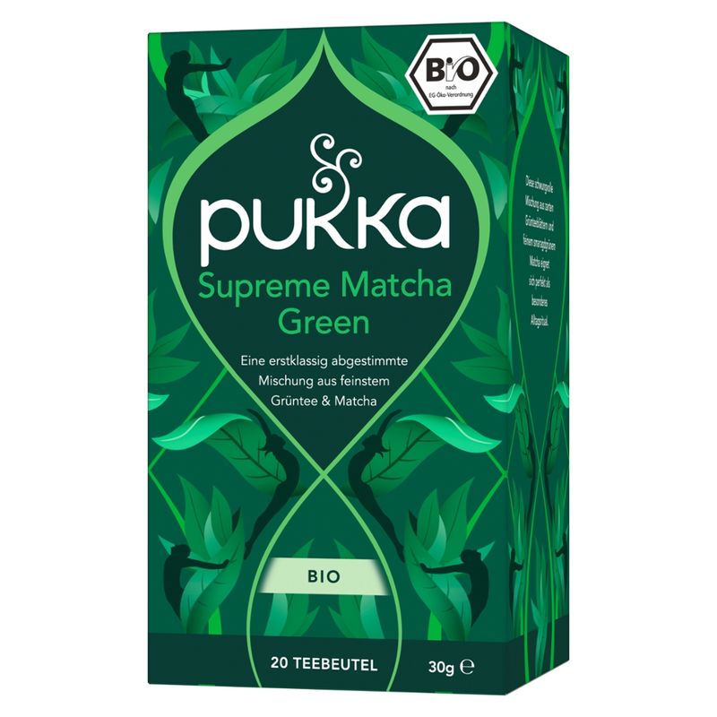 Pukka Pukka Bio-Grüntee Supreme Matcha Green, 20 Teebeutel - Produktbild