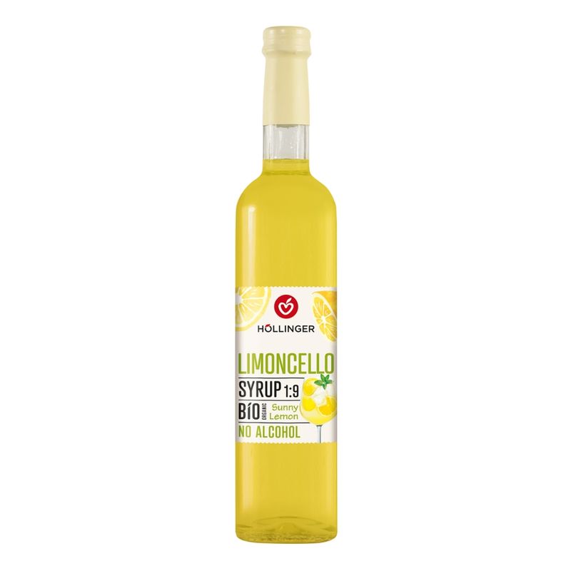 IMS Höllinger Bio Limoncello Cocktailsirup 500ml Glas Flasche - Produktbild