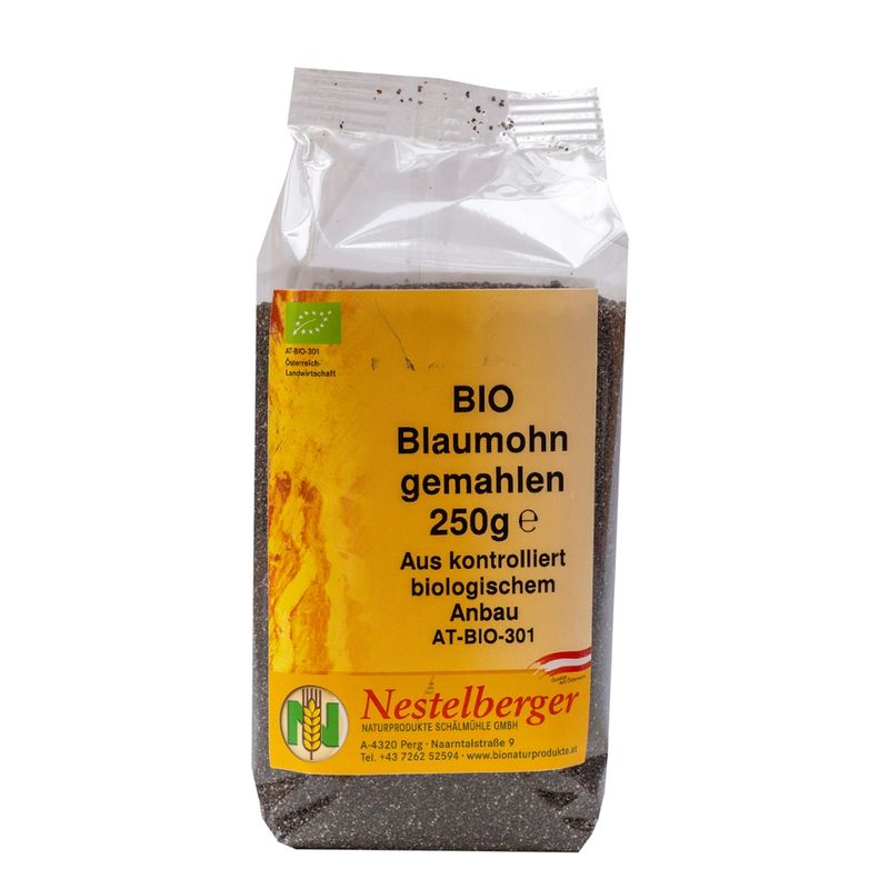Nestelberger Bio Blaumohn gemahlen 250g - Produktbild