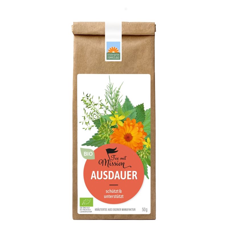Kräutergarten Pommerland Ausdauer - Fokussierender Bio Kräutertee zum Dranbleiben - Produktbild