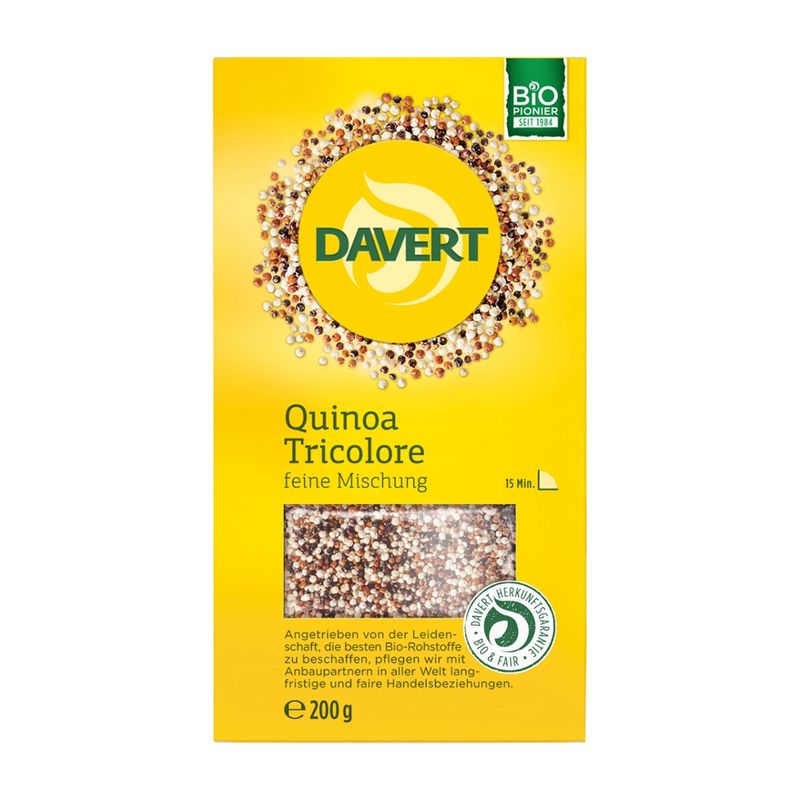 Davert Quinoa Tricolore, 200g - Produktbild