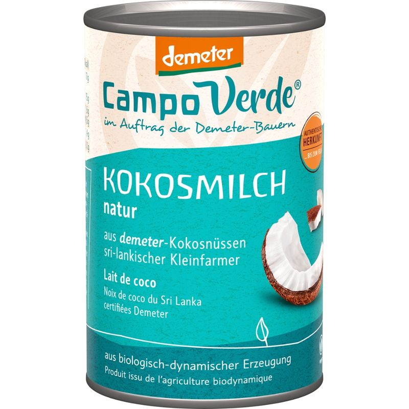 Campo Verde dem. Kokosmilch 400ml - Produktbild