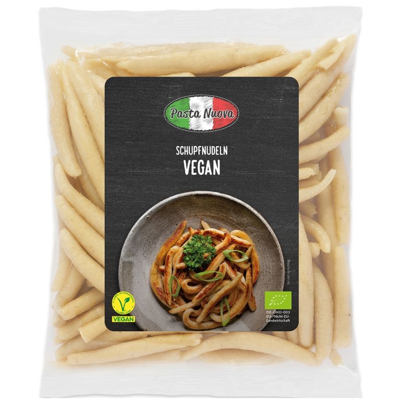 Pasta Nuova Frische vegane Schupfnudeln aus Kartoffel und Hartweizengrieß - Produktbild