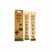 pandoo Bambus Kinderzahnbürste, 2 Stück - Produktbild