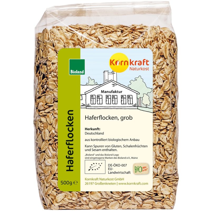 Kornkraft Haferflocken, grob - Produktbild