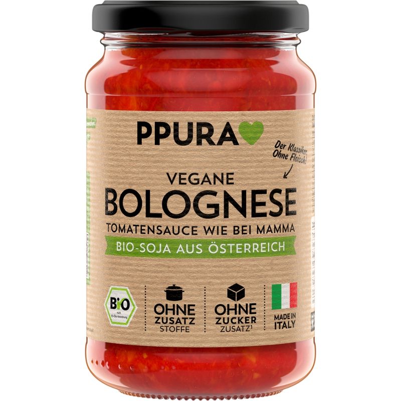 PPURA BIO Sugo vegane Bolognese mit Soja aus I/F - Produktbild