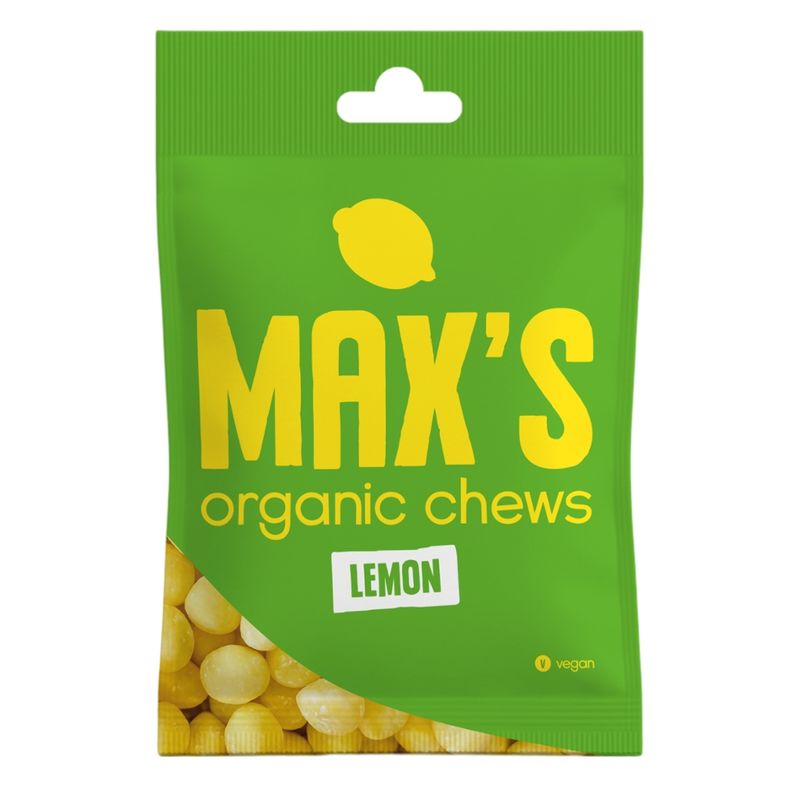 Max's Organic Sweets Max's Organic Lemon chews 8x65g - Produktbild