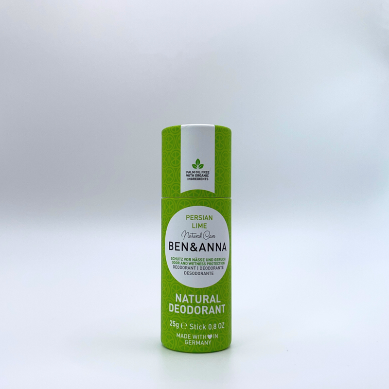 Ben&Anna Natural Care BEN&ANNA Persian Lime Papertube Deo 25g in der Reisegröße - Produktbild