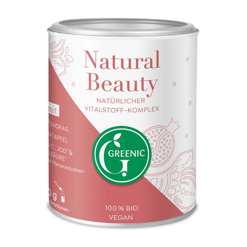 Greenic Natural Beauty, Trinkpulver Mischung, natürlicher Vitalstoff -Komplex - Produktbild