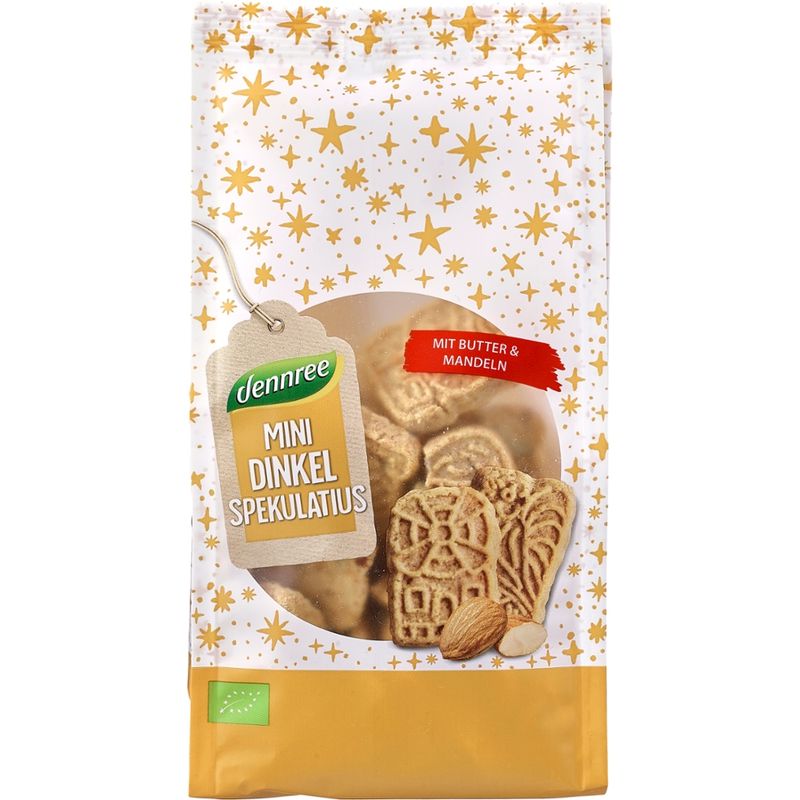 dennree Mini Dinkel-Mandel-Spekulatius - Produktbild