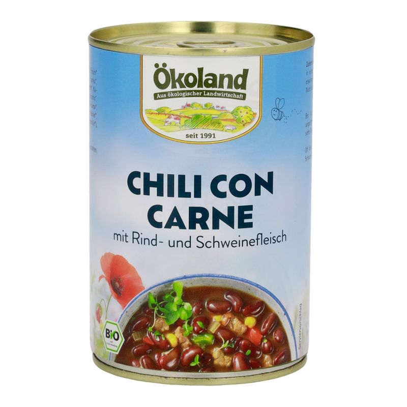 ÖKOLAND Chili con Carne mit Rind- und Schweinefleisch - Produktbild