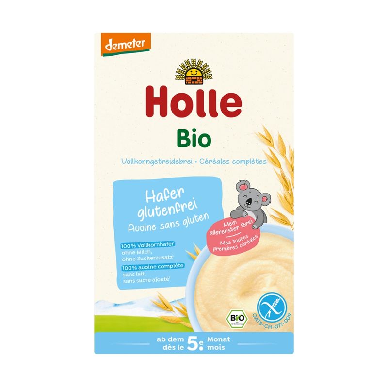 Holle  Bio-Vollkorngetreidebrei Mein allererster Brei Hafer - Produktbild