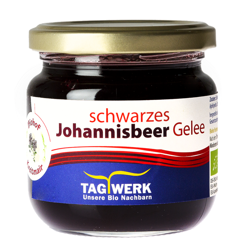 TAGWERK schwarzes Johannisbeer Gelee vom Biohof Kreitmair - Produktbild
