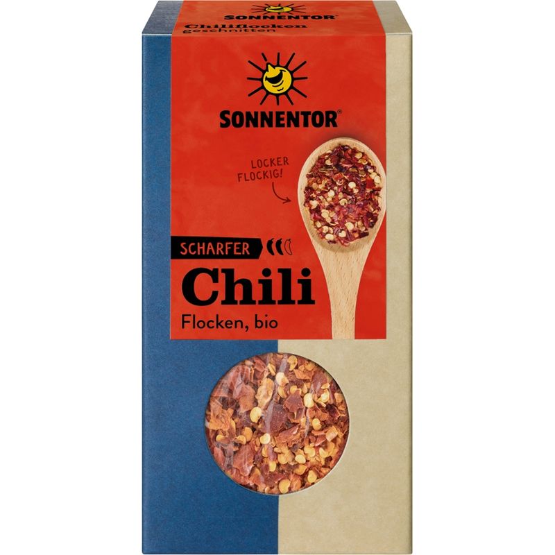 Sonnentor Chili Flocken, Packung - Produktbild