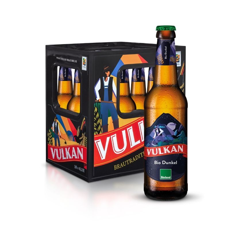 VULKAN exklusiv Vulkan BIO Dunkel 10x0,33l LN - Produktbild