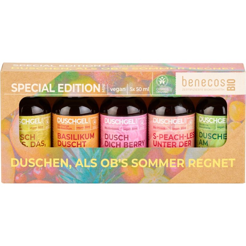 benecos benecosBIO Mini-Set Sommeredition (Limited Edition) Duschen als ob's Sommer regnet - Produktbild